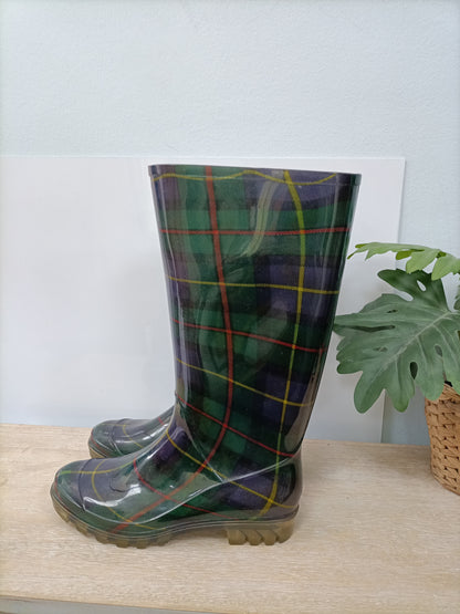 OTRAS. Botas de cuadros T. 37