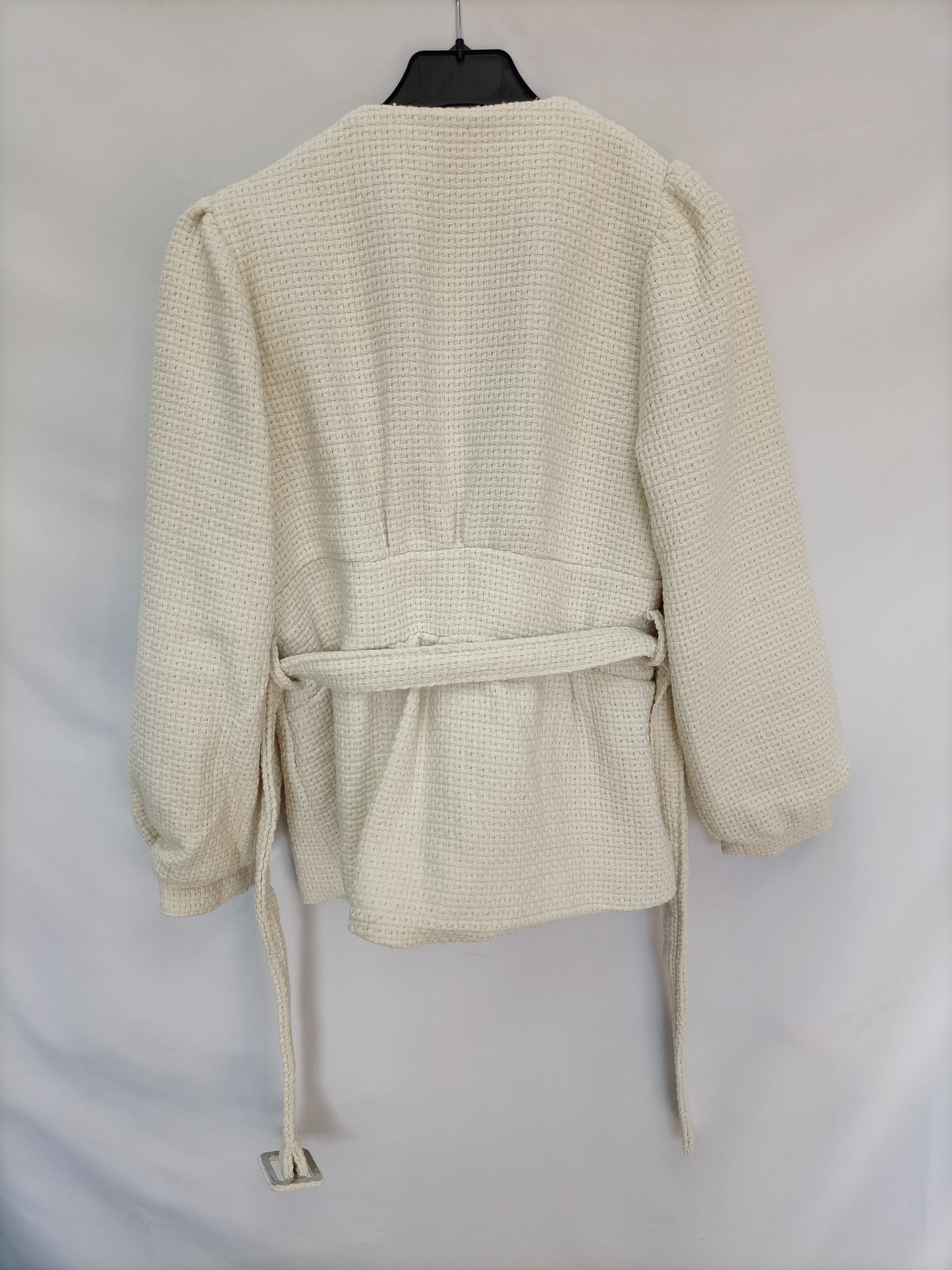 WHITE TEA. Beige tweed jacket Your(s)