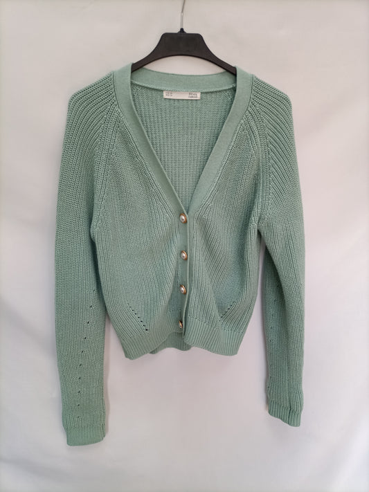 SFERA. Jersey verde botones T.xs