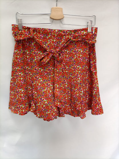 LEFTIES. Falda-pantalon flores T.m