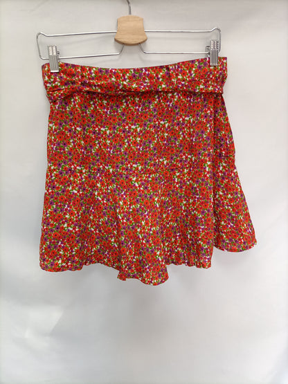 LEFTIES. Falda-pantalon flores T.m