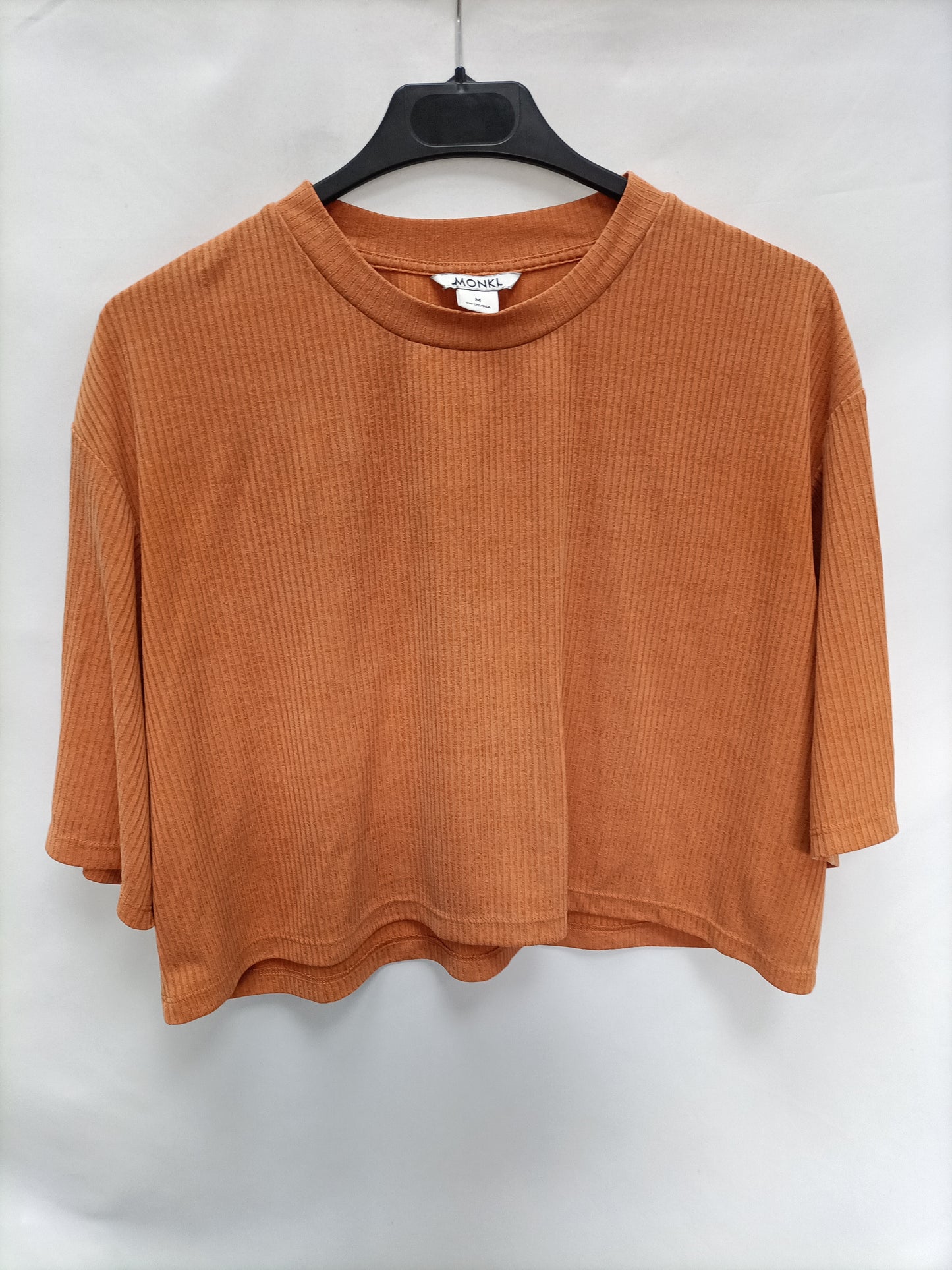 MONKI. Top fluido naranja T.m
