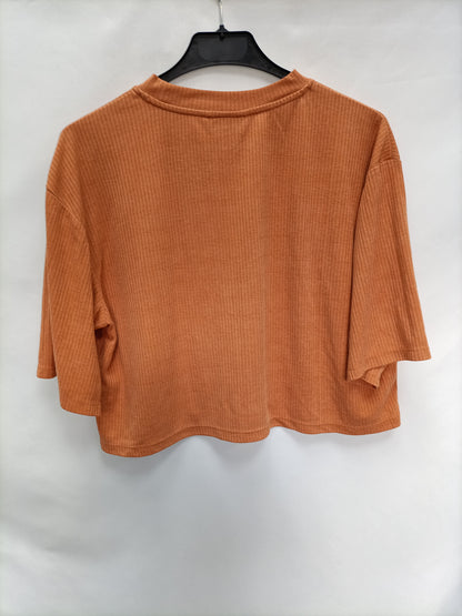 MONKI. Top fluido naranja T.m