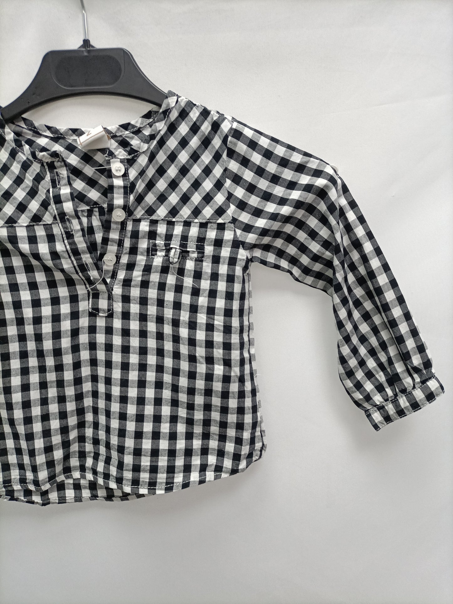 NEWNESS. Camisa de cuadros vichi  T.2A