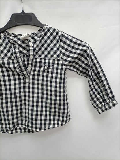 NEWNESS. Camisa de cuadros vichi  T.2A