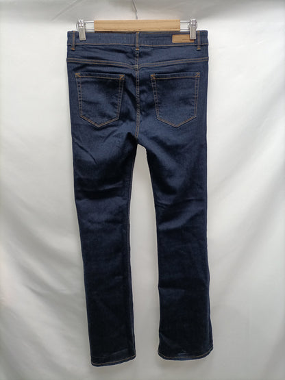 BLANCO. Pantalón de campana T.36