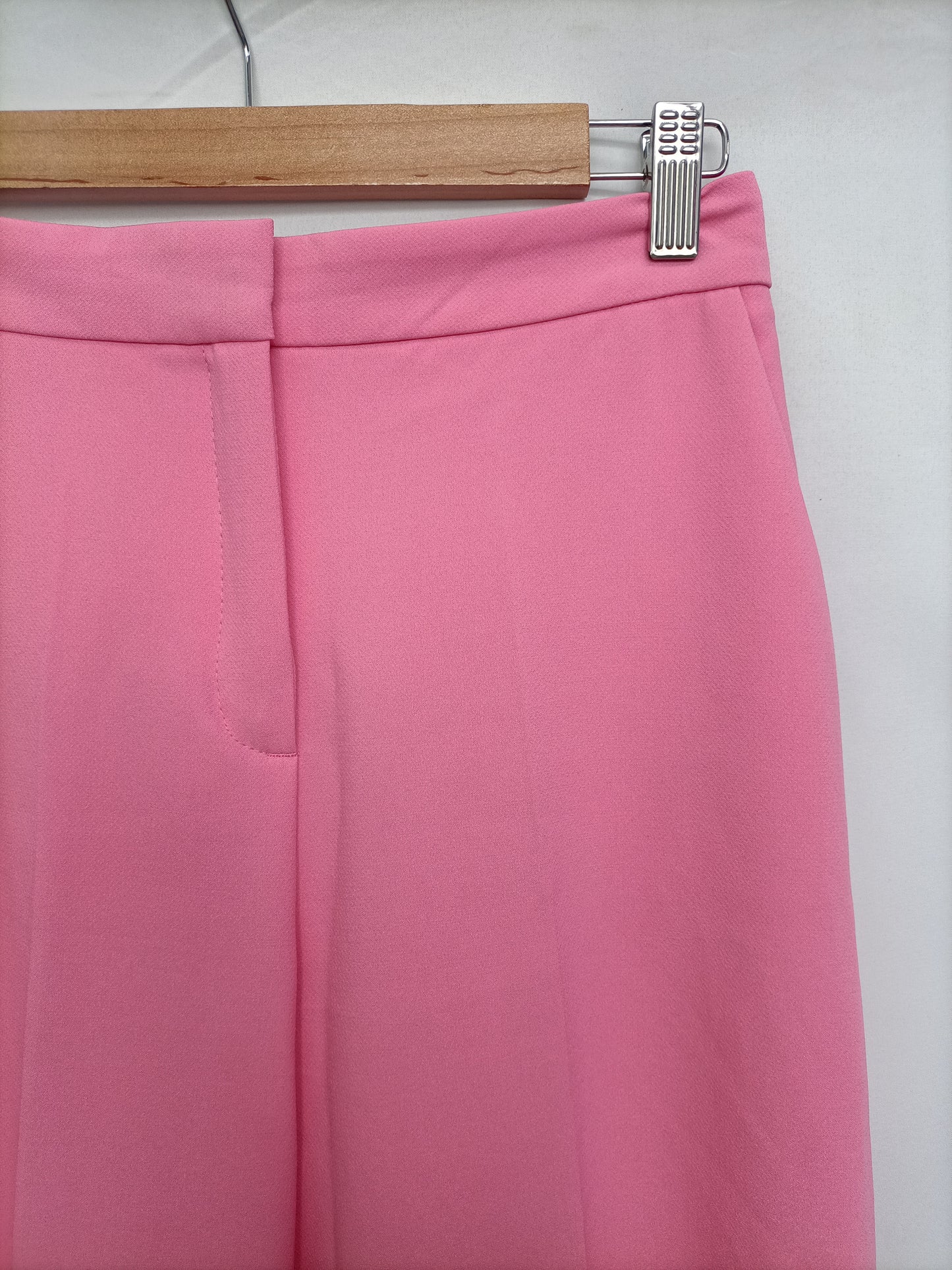 ZARA.Pantalones rosas T.xs