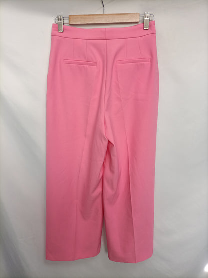 ZARA.Pantalones rosas T.xs