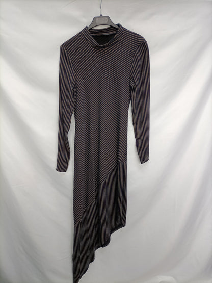 CRISTINA GAVIOLI. Striped midi dress Your(s)