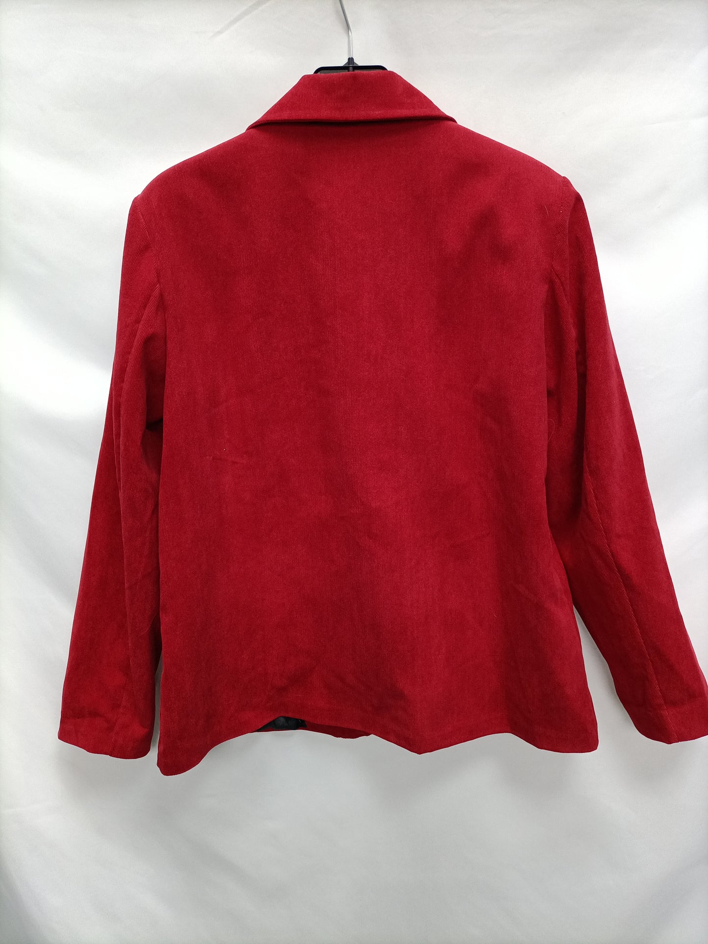 VALENTINA. Red corduroy blazer TL