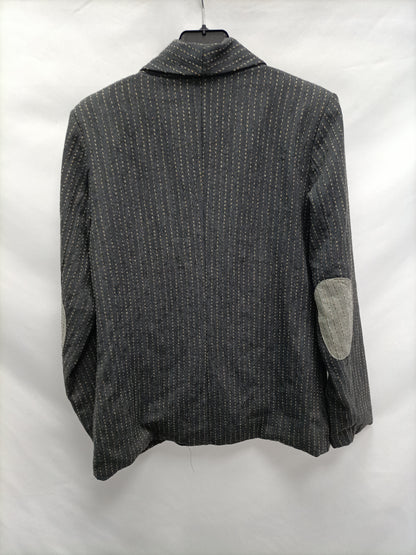 VALENTINA. Blazer gris rayas T.m