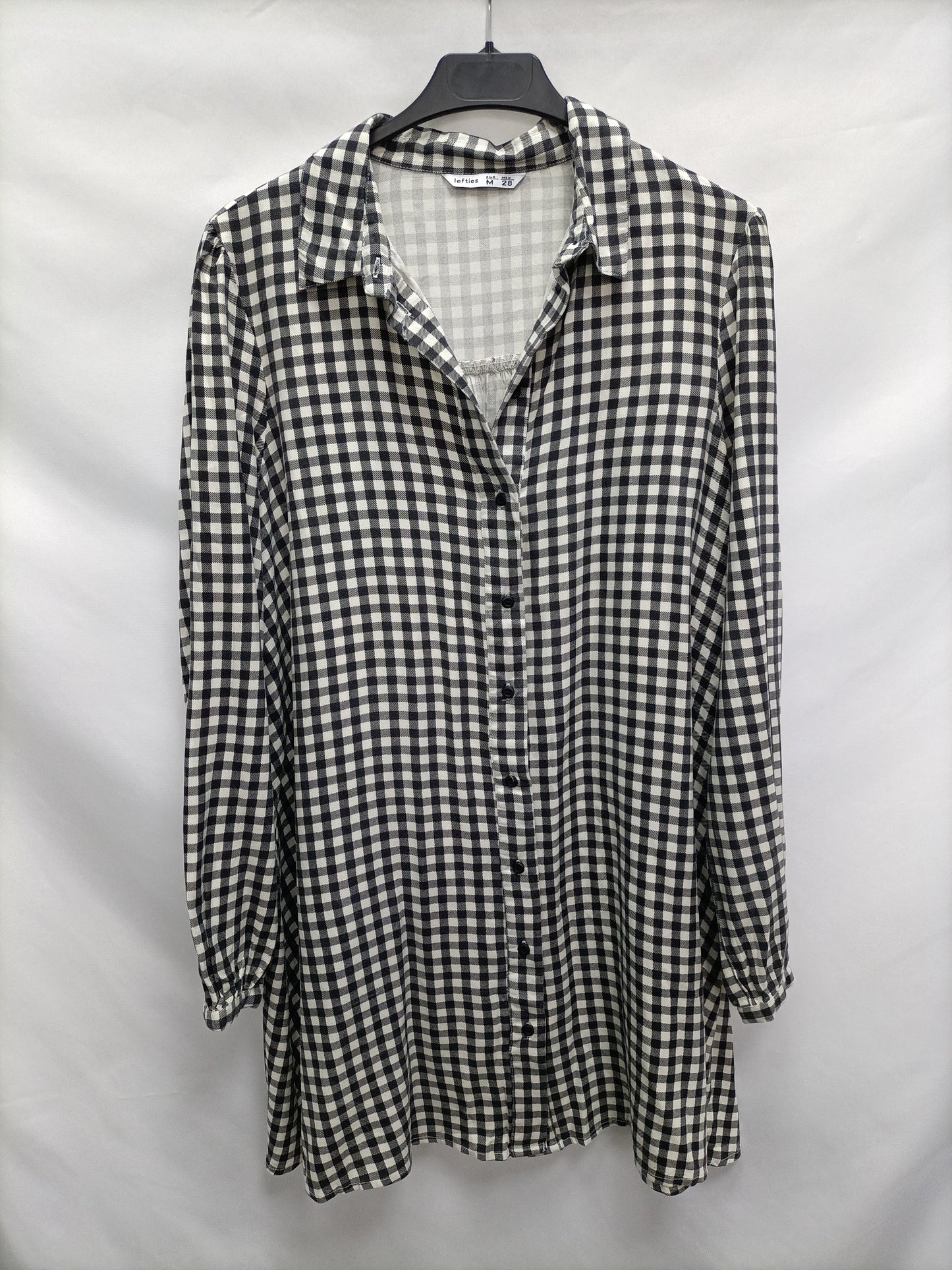 LEFTIES. Gingham Shirt Dress Tm