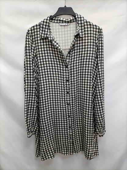 LEFTIES. Gingham Shirt Dress Tm