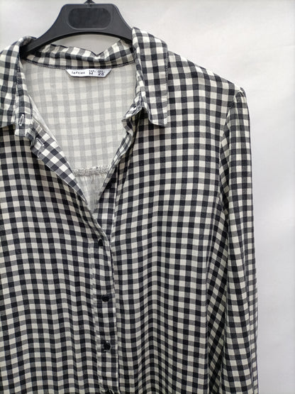 LEFTIES. Gingham Shirt Dress Tm