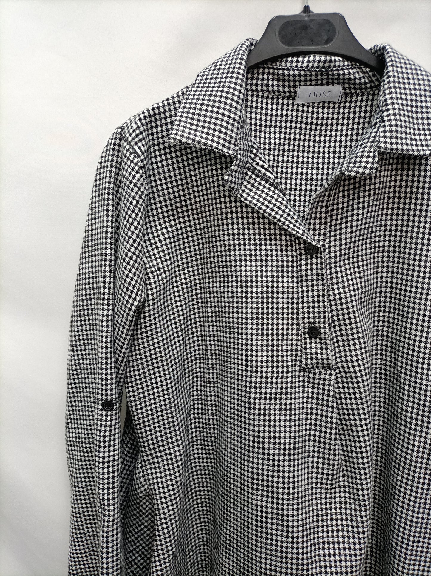 MUSE. Blusa cuadros vichy T.u(l)