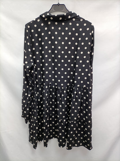 LEFTIES. Black polka dot dress TM