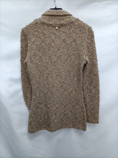 LIU JO. Chaqueta camel tweed T.38