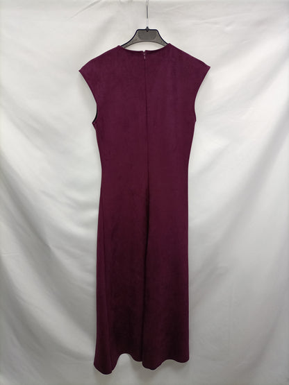 SFERA. Long burgundy Ts dress