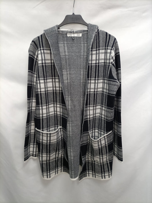 SFERA. Cárdigan cuadros T.s