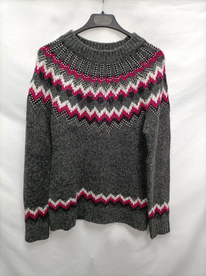 EASY WEAR. Jersey gris tachuelas  T.s