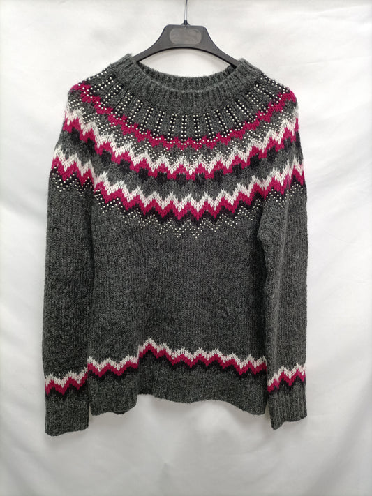 EASY WEAR. Jersey gris tachuelas  T.s