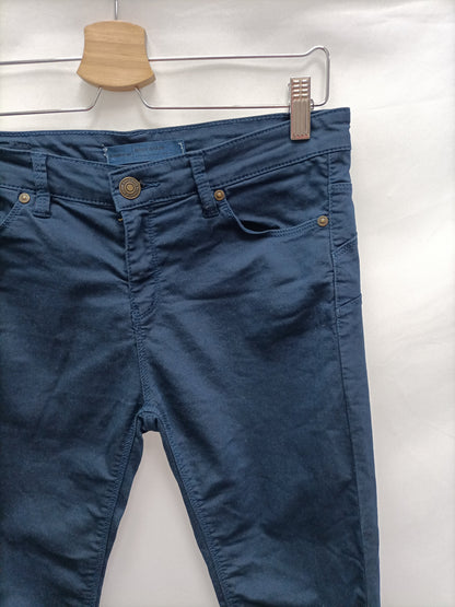 STRADIVARIUS. Skinny blue trousers, size 38