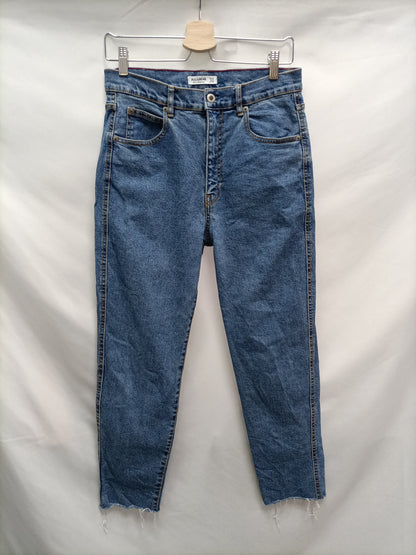 PULL&amp;BEAR. Frayed denim trousers, size 40