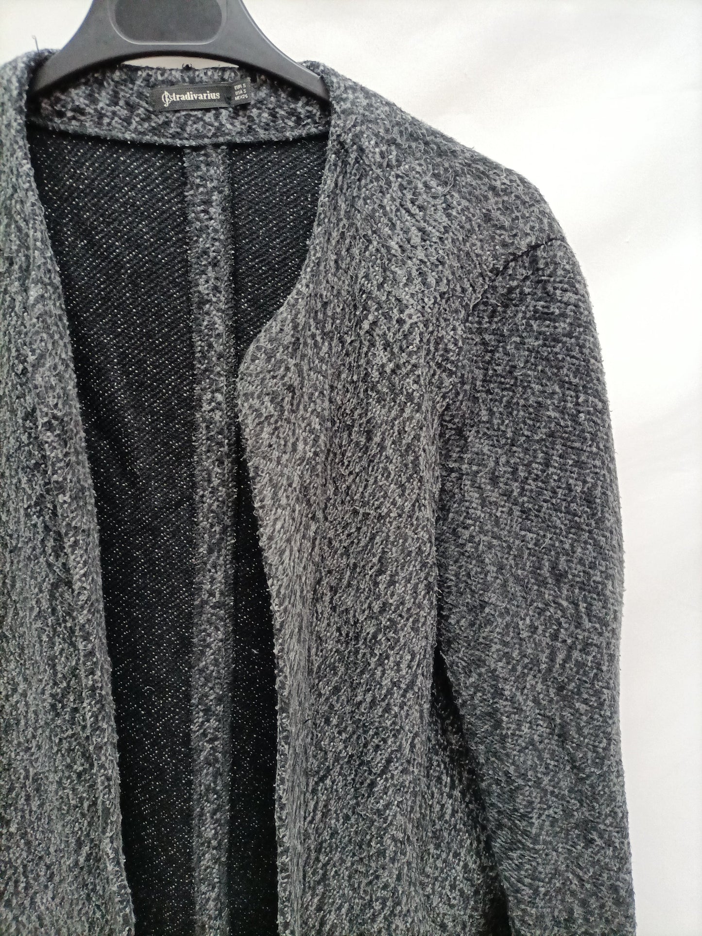 STRADIVARIUS. Heathered gray Ts coat
