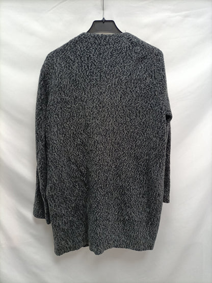 STRADIVARIUS. Heathered gray Ts coat