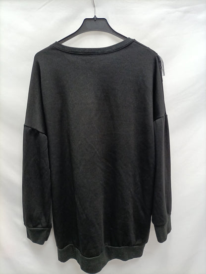 OTRAS. Sudadera larga flecos T.U(S)