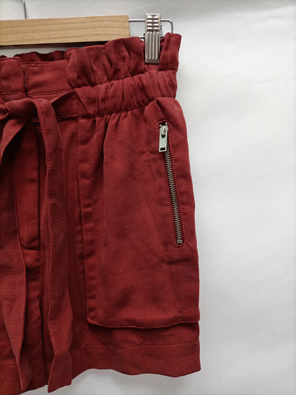 ZARA. Pantalón corto pana T.xs