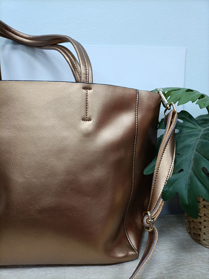 marketOTRAS. Bolso shopper ocre