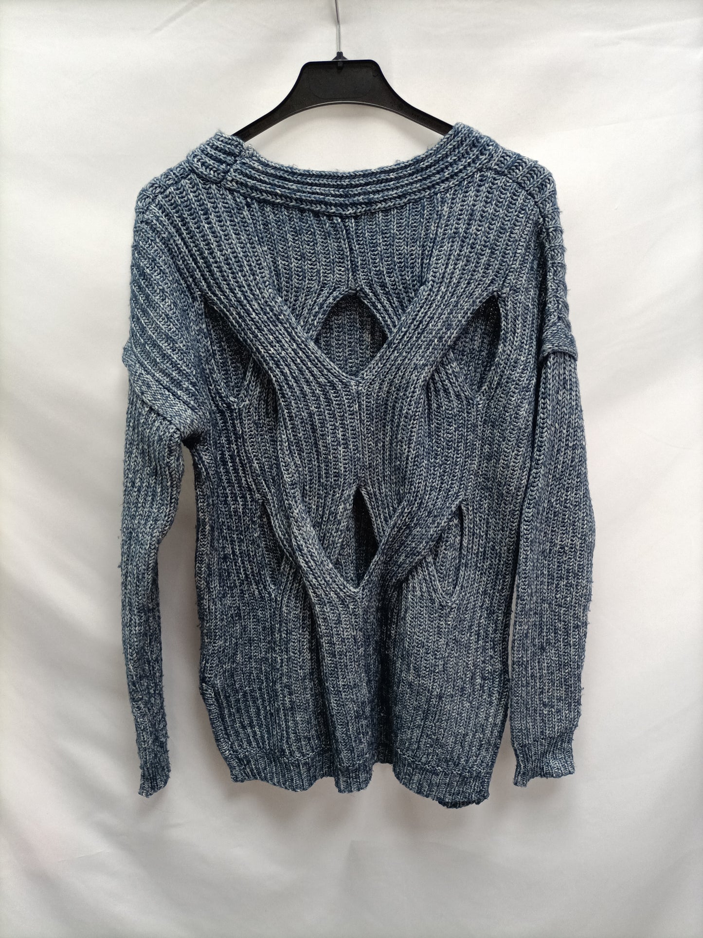 ASOS. Jersey azul espiga T.38