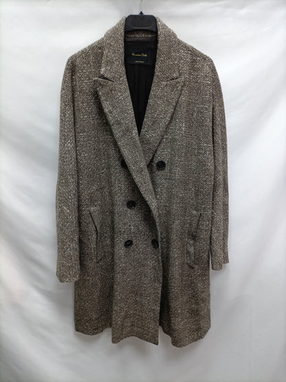 MASSIMO DUTTI. Tm fluid tweed coat