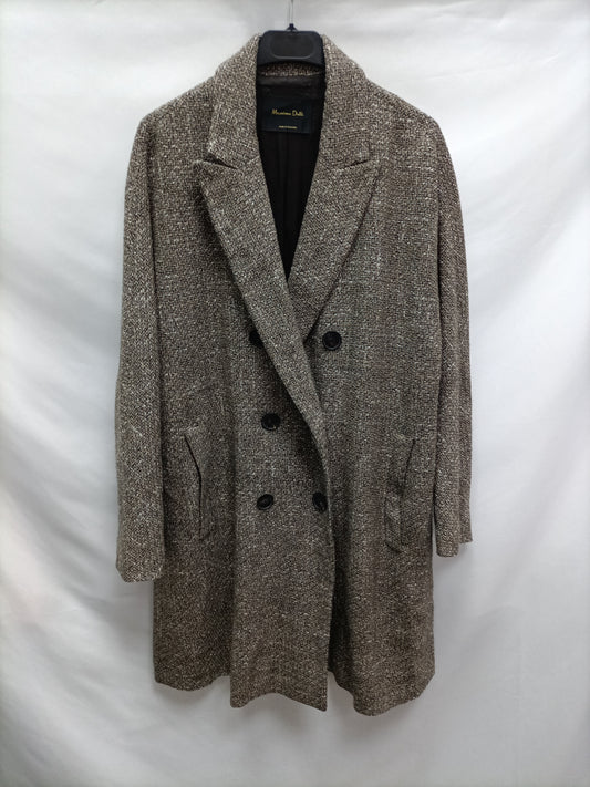 MASSIMO DUTTI. Tm fluid tweed coat