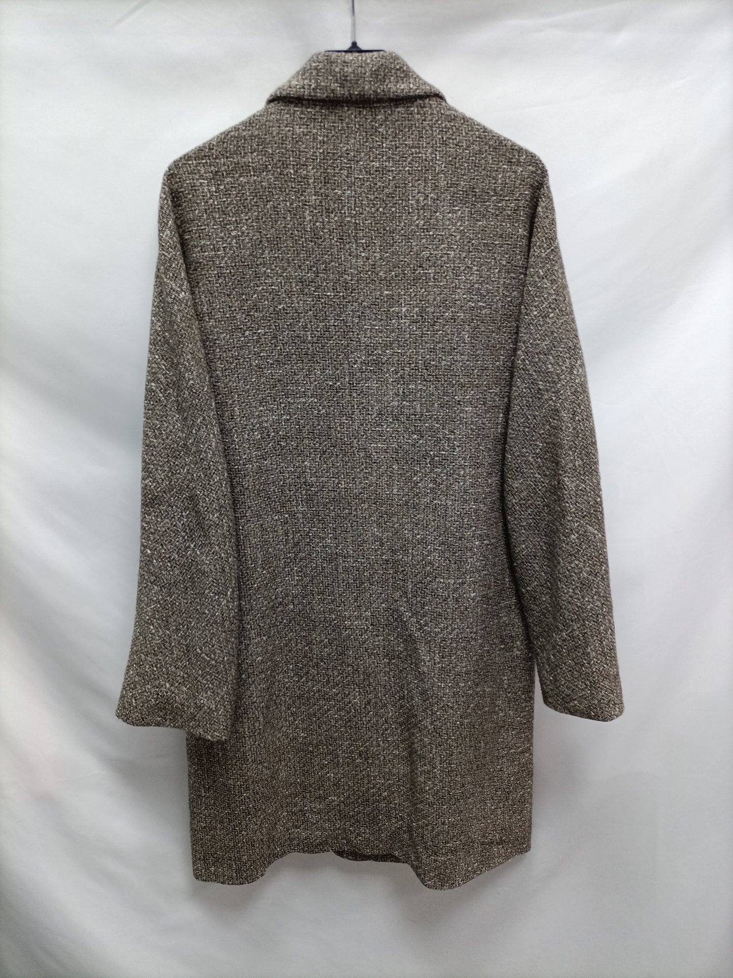 MASSIMO DUTTI. Tm fluid tweed coat
