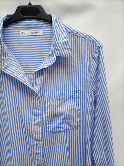 SFERA. Camisa fluida rayas T.s