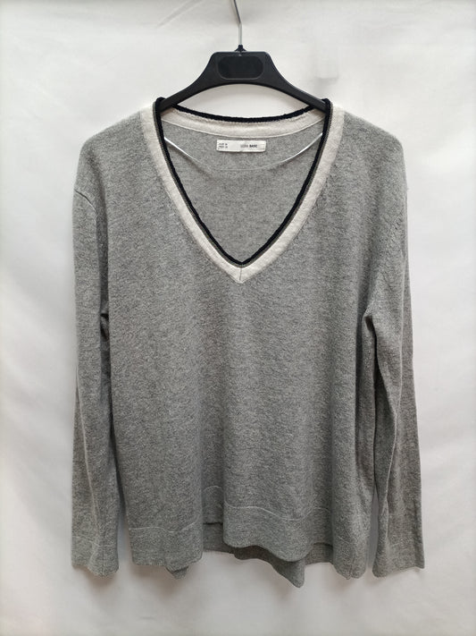 SFERA. Jersey gris pico T.m