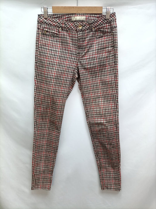 ZARA. Pantalón pata de gallo T.36