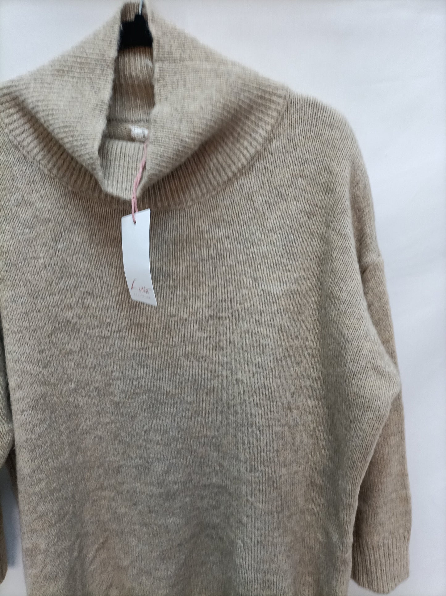 OTRAS. Vestido punto oversized T.u (m)