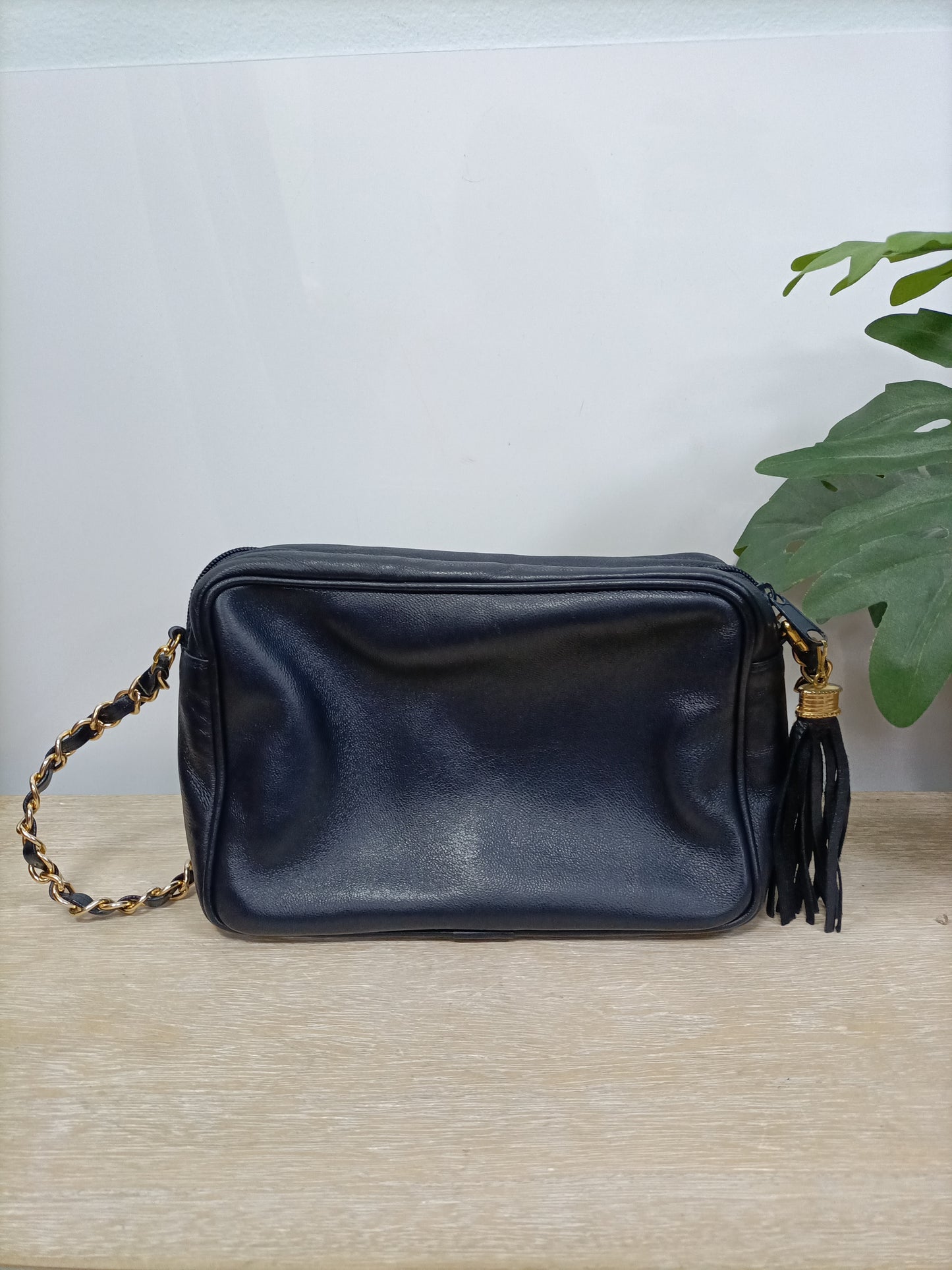 GIOVANA. Bolso azul guateado
