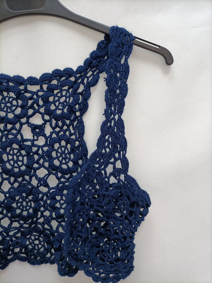 OTRAS. Chaleco croché T.u(xs)