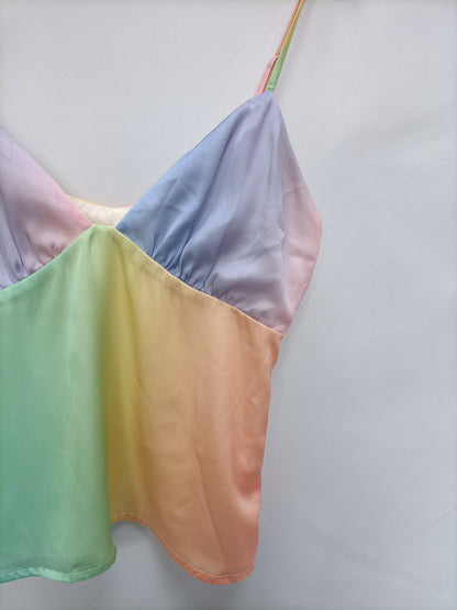 SONG OF STYLE.Top multicolor degradado T.s