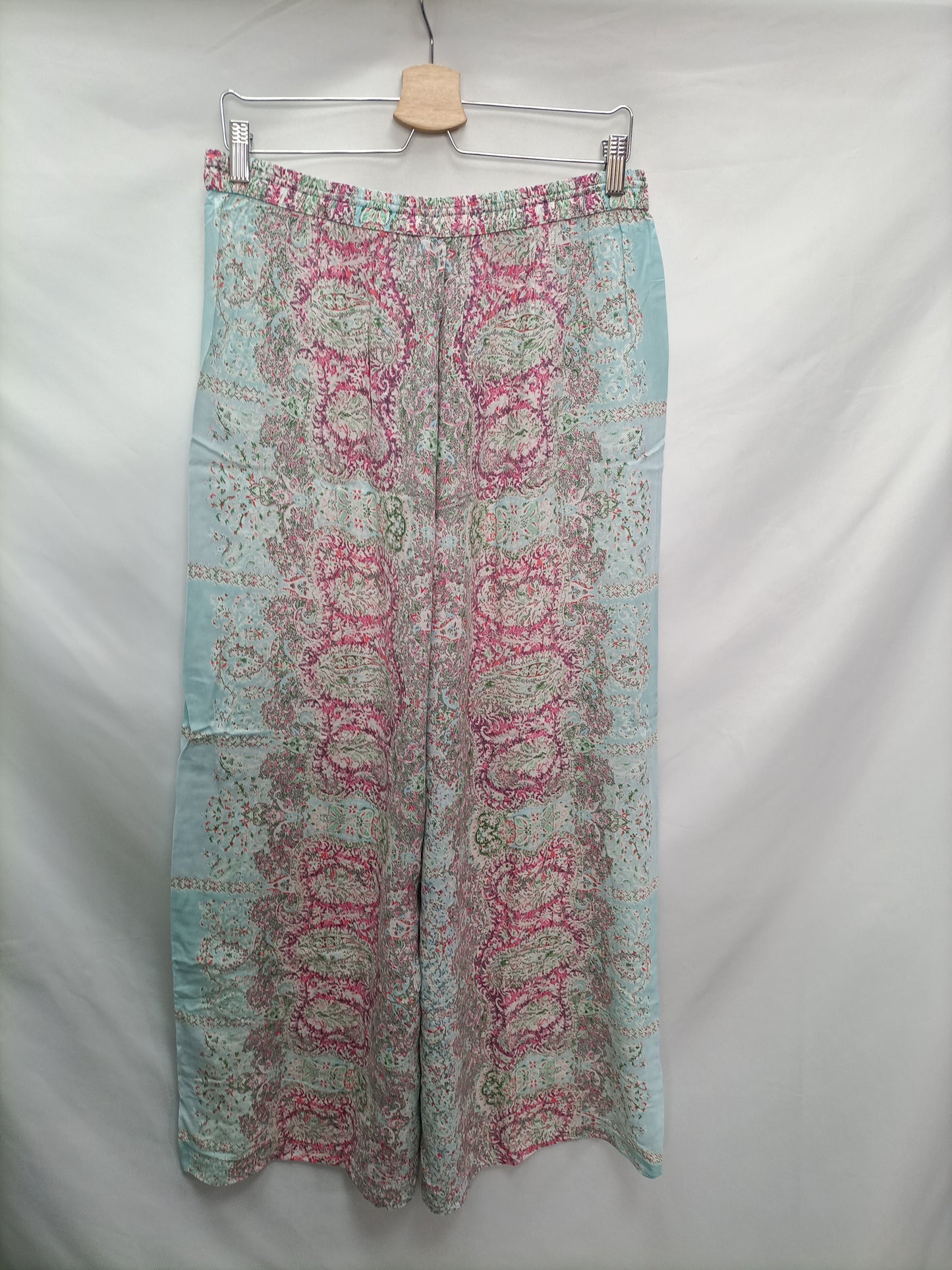 OYSHO. Pantalón fluido amebas T.u(l/xl)