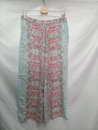OYSHO. Pantalón fluido amebas T.u(l/xl)