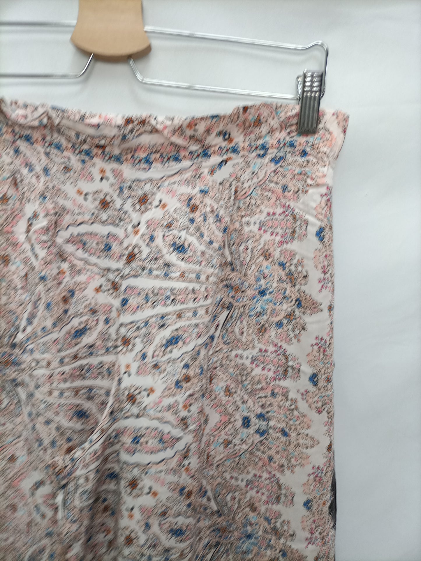 OYSHO. Pantalón Palazzo estampado T.l