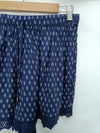 GREEN COART. Pantalón azul flores T.38