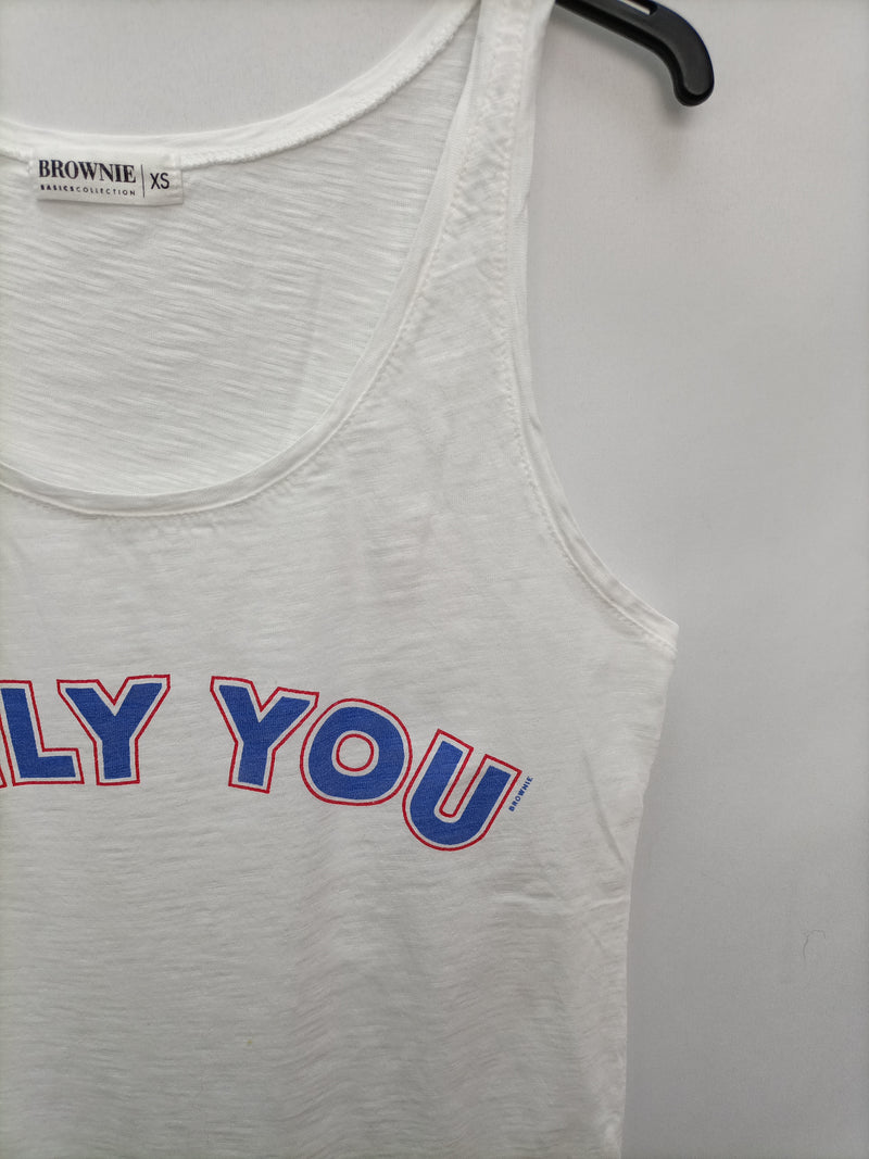 BROWNIE. Camiseta "only you" T.xs
