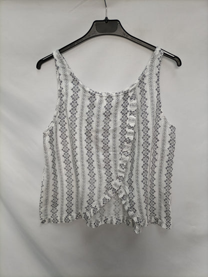 RENATTA&CO. Blusa blanca flores T.u (s)