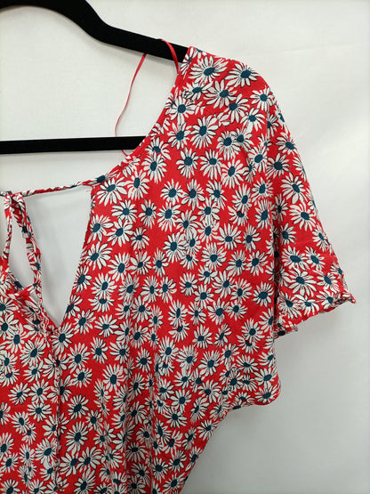 ZARA.Top aperturas margaritas T.l